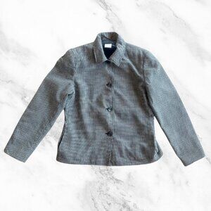 Collection Harve Benard Blazer Black And White Size 8 button up